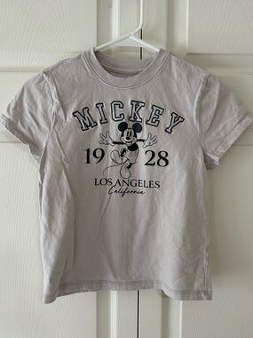 Disney Mickey Graphic Tee - Light Gray
